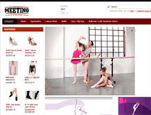 Tablet Screenshot of meetingdancewear.com